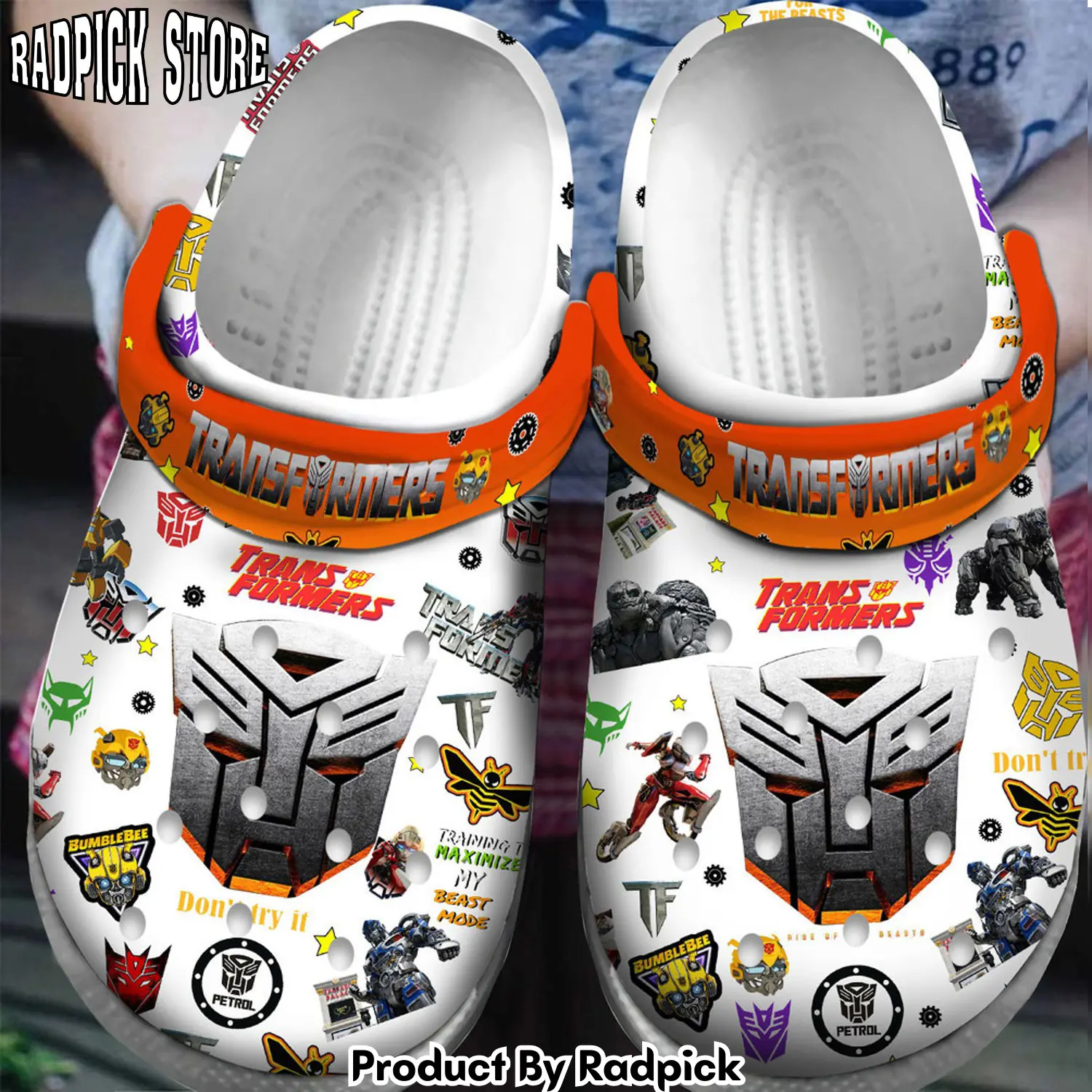 Radpick premium transformers movie clogs shoes for men women rp6522034